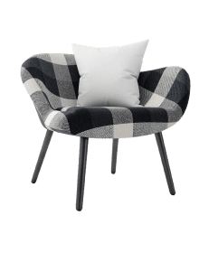 Comfy B & W Chair